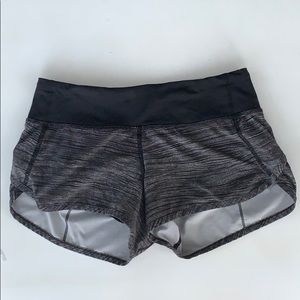 Lululemon Athletics black/grey shorts size 2